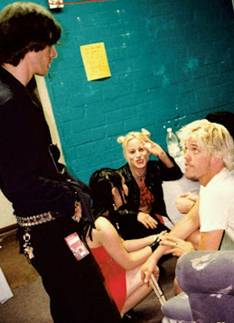 Foo Fighter Back Stage Image