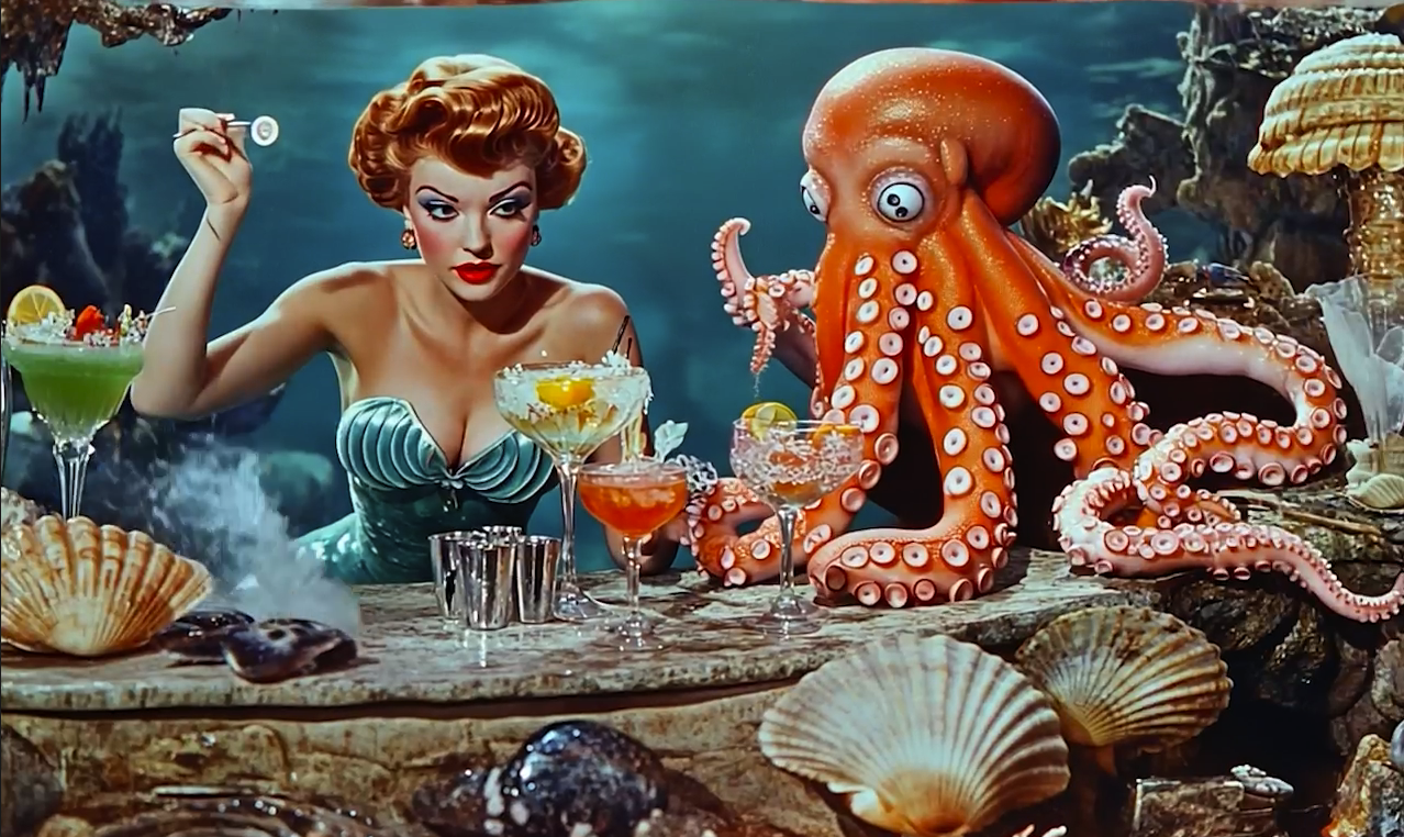Neptune's Mermaid Bartender Image